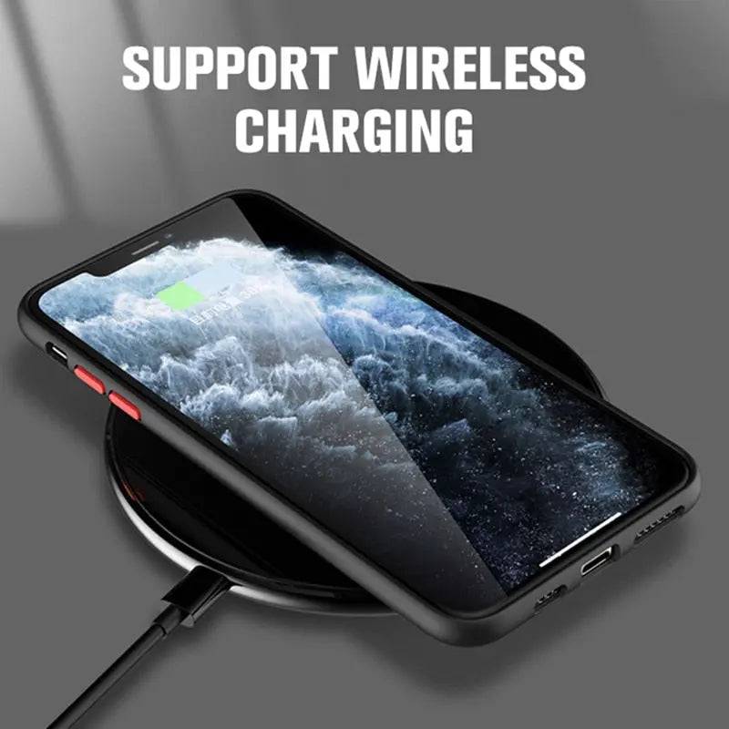 Matte Magnetic Magsafe Wireless Charging Case For 12Series