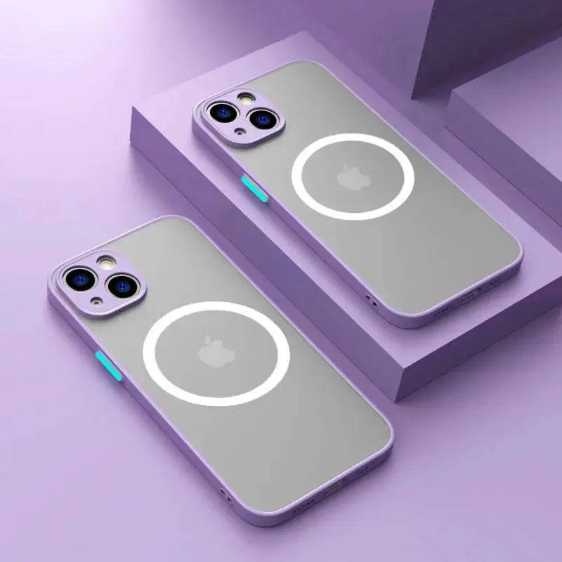 Matte Magnetic Magsafe Wireless Charging Case For 12Series