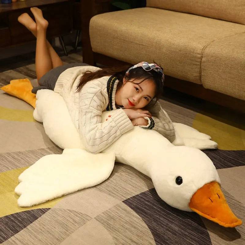 Oversized Fluffy Cuddle Duck