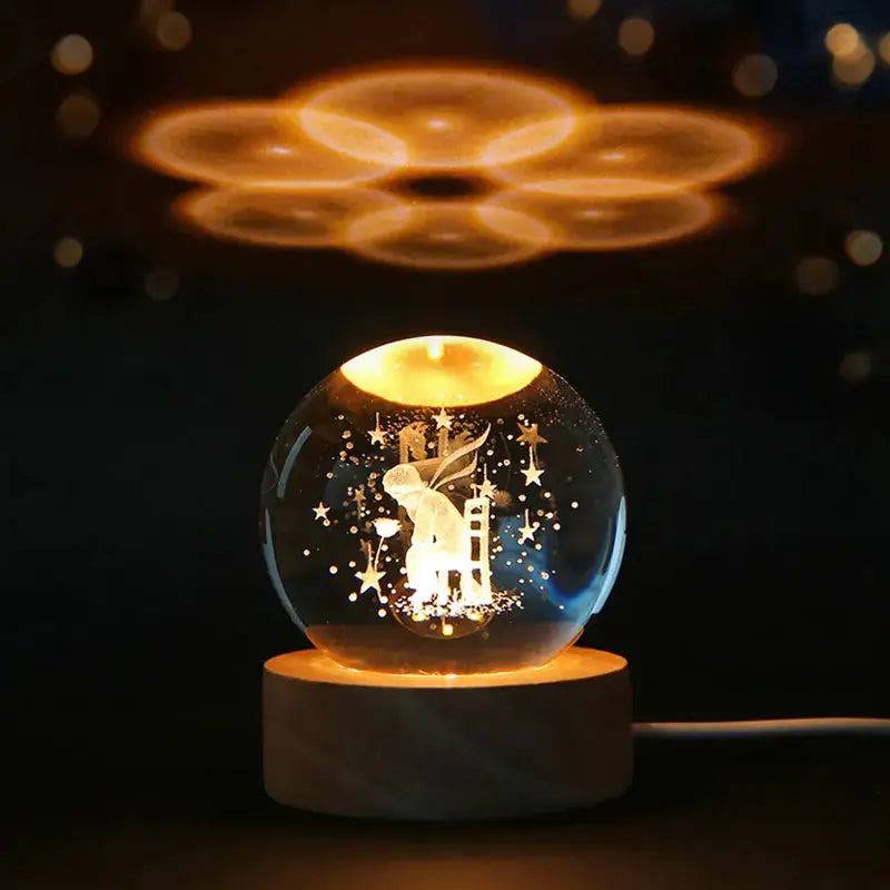 3D Crystal Night Lights