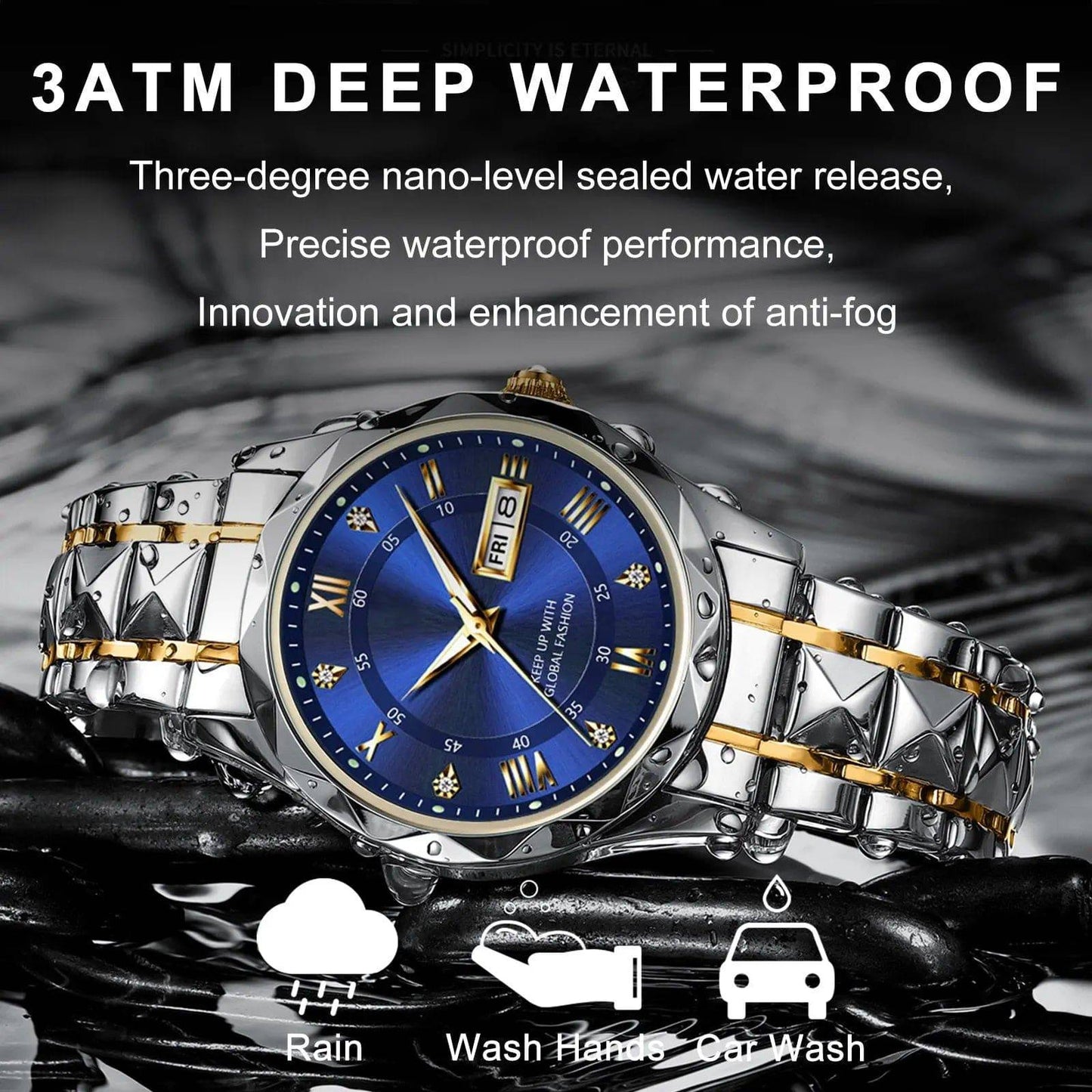 Best gift - Waterproof Top Brand Luxury Man Wristwatch With Luminous