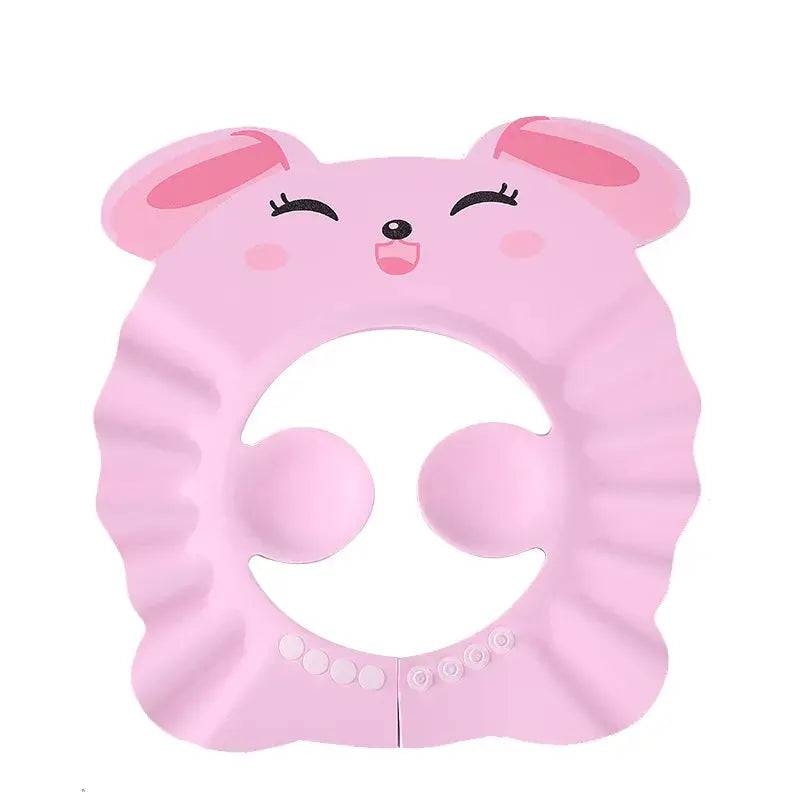 Baby Shower Soft Cap Adjustable Hair Wash Hat for Kids Ear Protection Safe Children Shampoo Bathing Shower Protect Head Cover