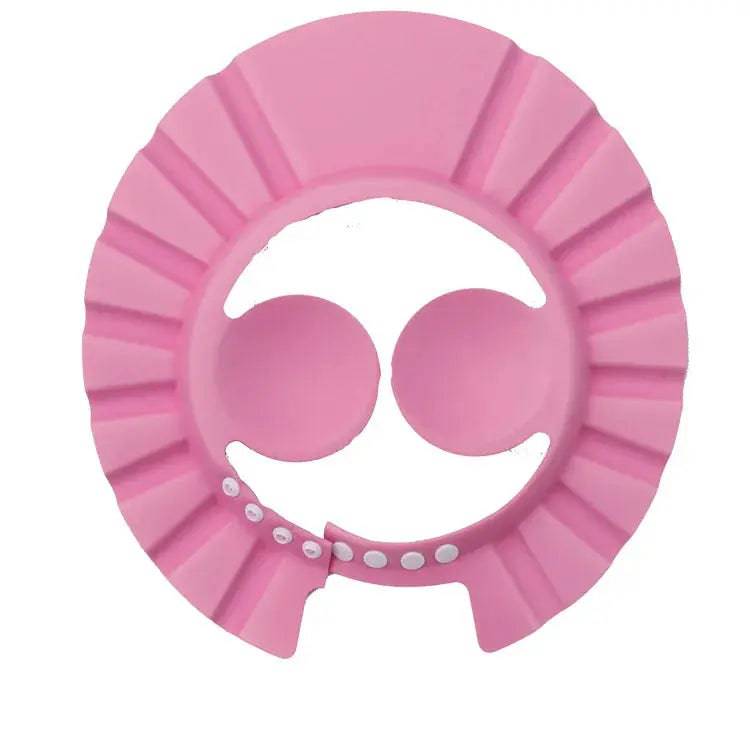 Baby Shower Soft Cap Adjustable Hair Wash Hat for Kids Ear Protection Safe Children Shampoo Bathing Shower Protect Head Cover