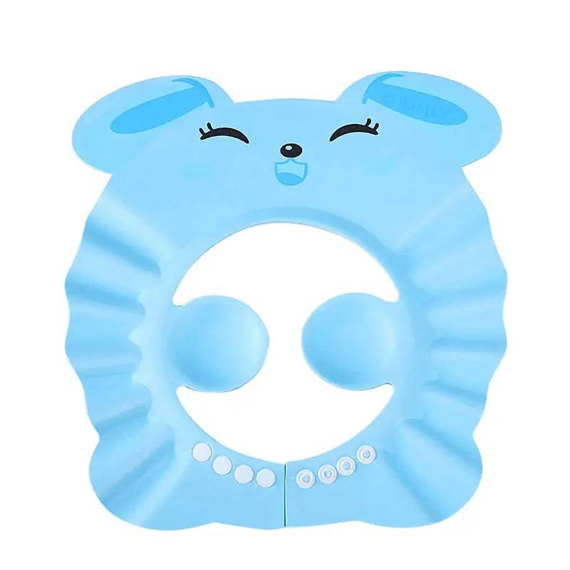 Baby Shower Soft Cap Adjustable Hair Wash Hat for Kids Ear Protection Safe Children Shampoo Bathing Shower Protect Head Cover