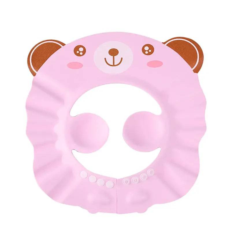 Baby Shower Soft Cap Adjustable Hair Wash Hat for Kids Ear Protection Safe Children Shampoo Bathing Shower Protect Head Cover