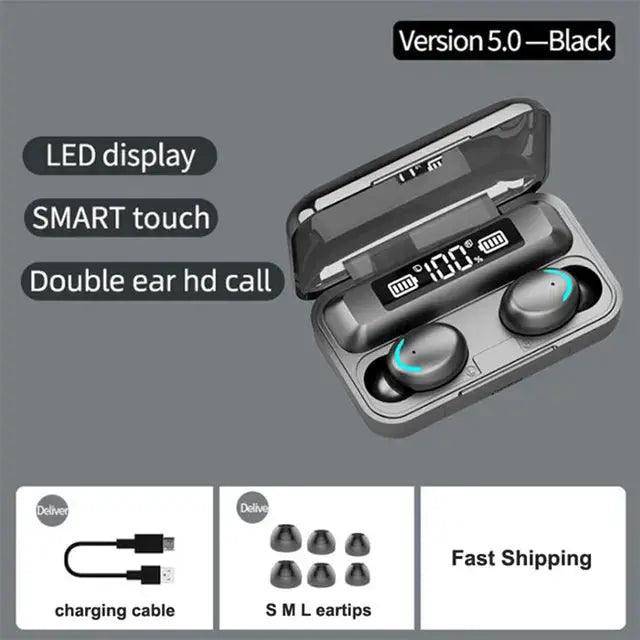 2024 NEW F9 Bluetooth Wireless Waterproof Earbuds With Microphone