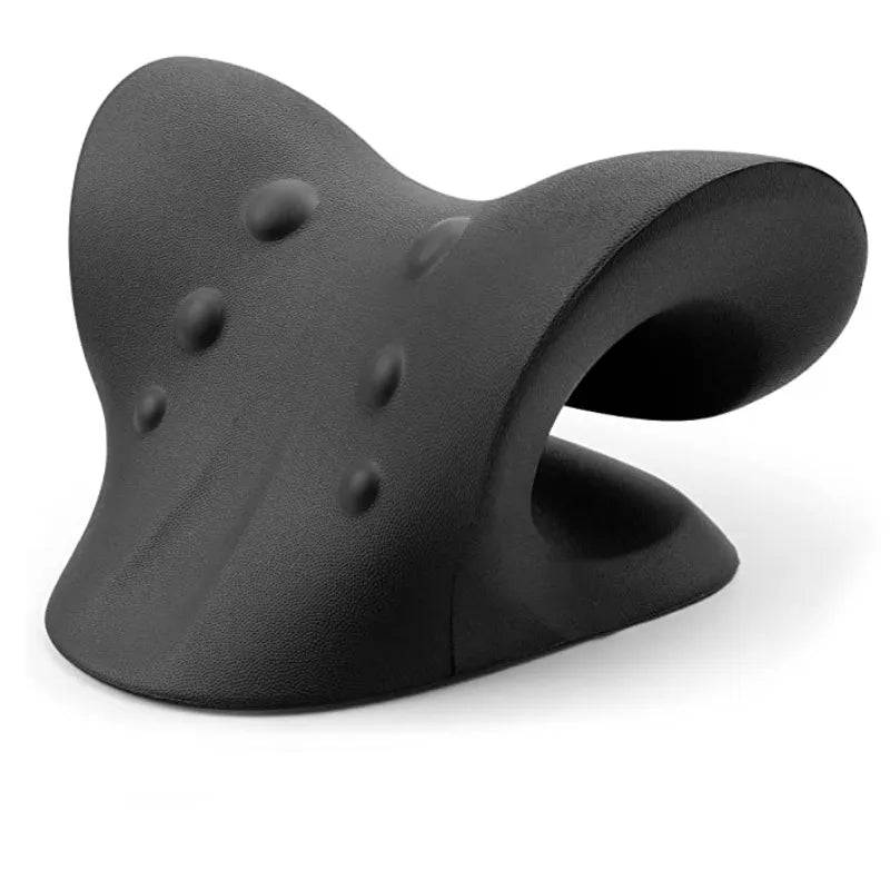 Neck Massage Pillow Neck Shoulder Cervical Chiropractic Traction Device Massage Pillow for Pain Relief Body Neck Massager