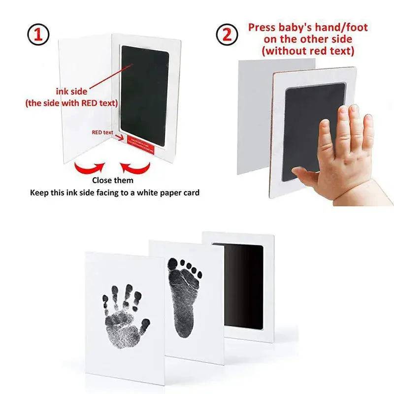 Yoors Shop Newborn Baby DIY Hand & Footprint Kit Ink Pads