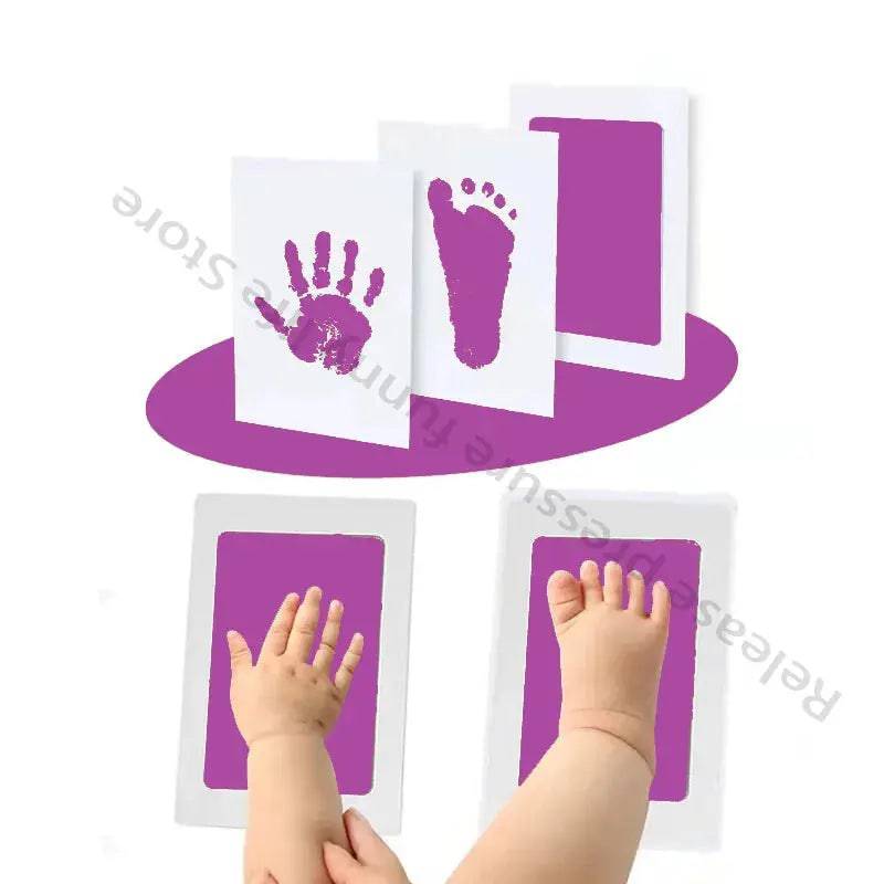 Yoors Shop Newborn Baby DIY Hand & Footprint Kit Ink Pads