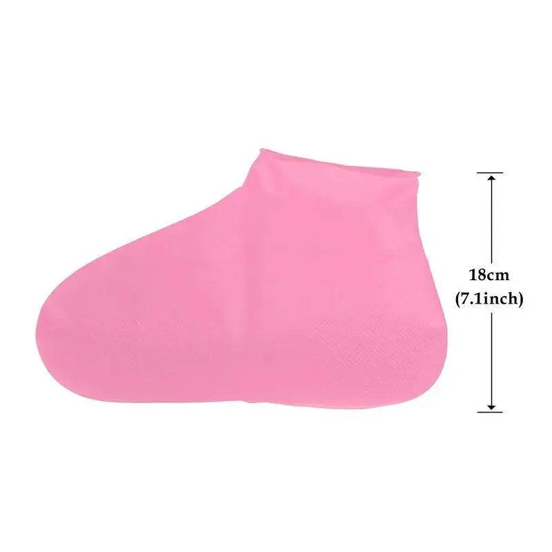 Waterproof Shoe Covers,  9.1 inch height, Silicone, Anti-Slip Rain Boots Unisex