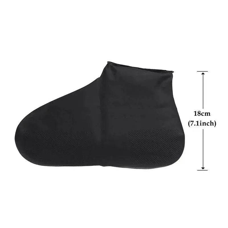 Waterproof Shoe Covers,  9.1 inch height, Silicone, Anti-Slip Rain Boots Unisex