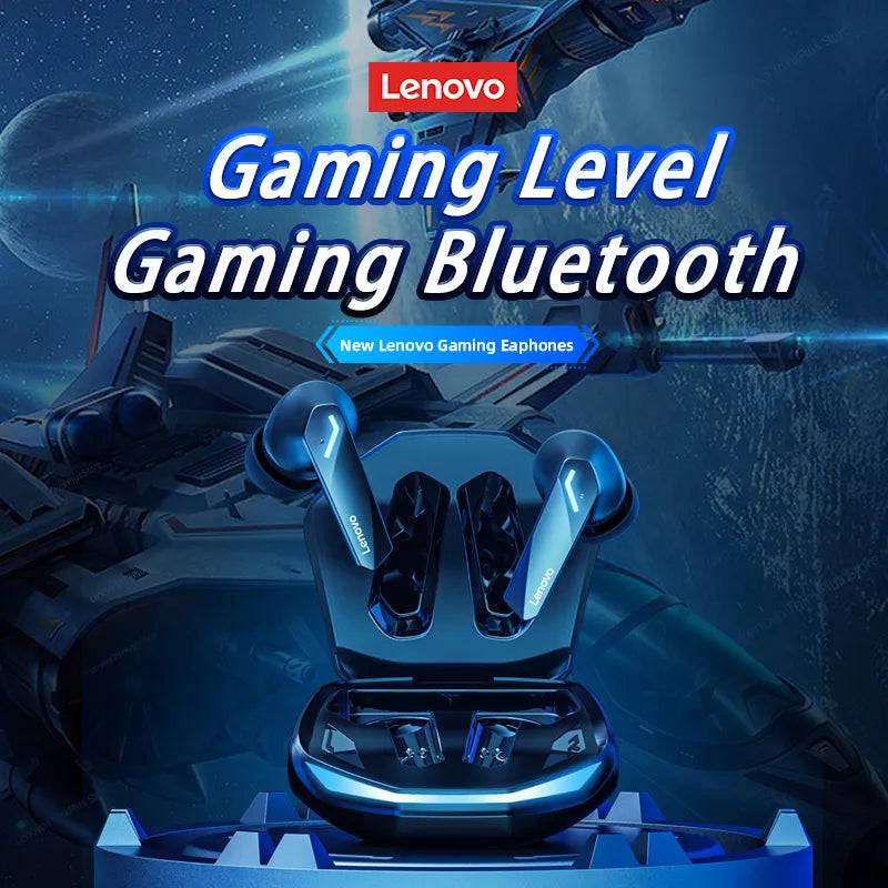 Originele Lenovo GM2 Pro 5.3 Oortelefoon Bluetooth Draadloze Oordopjes Lage Latency Hoofdtelefoon HD Oproep Dual Mode Gaming Headset Met Microfoon