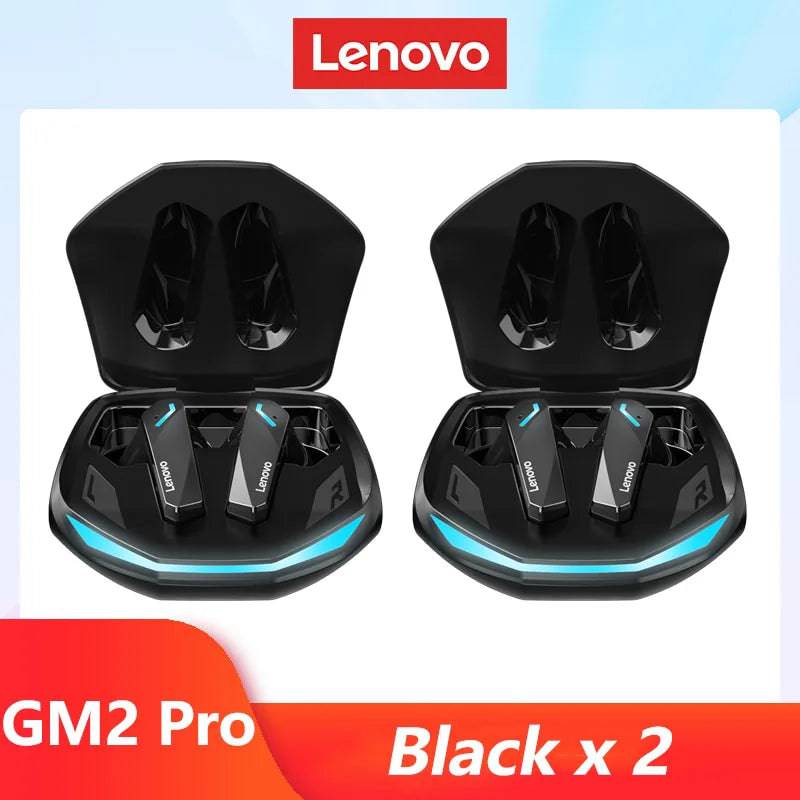 Originele Lenovo GM2 Pro 5.3 Oortelefoon Bluetooth Draadloze Oordopjes Lage Latency Hoofdtelefoon HD Oproep Dual Mode Gaming Headset Met Microfoon