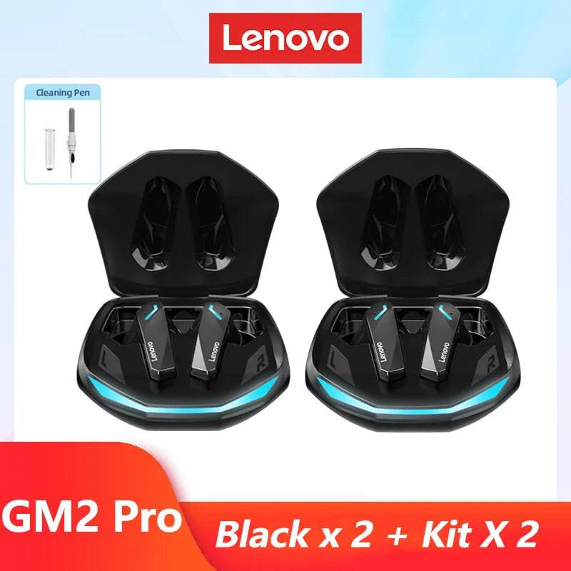 Originele Lenovo GM2 Pro 5.3 Oortelefoon Bluetooth Draadloze Oordopjes Lage Latency Hoofdtelefoon HD Oproep Dual Mode Gaming Headset Met Microfoon