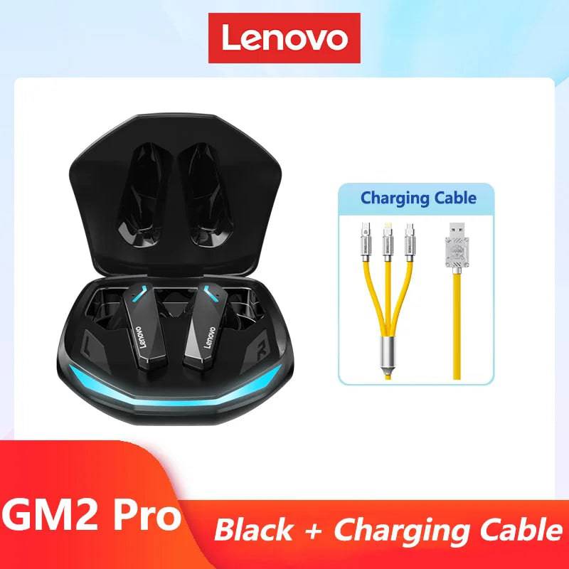 Original Lenovo GM2 Pro 5.3 Kopfhörer Bluetooth Drahtlose Ohrhörer Kopfhörer mit geringer Latenz HD-Anruf Dual-Mode-Gaming-Headset mit Mikrofon