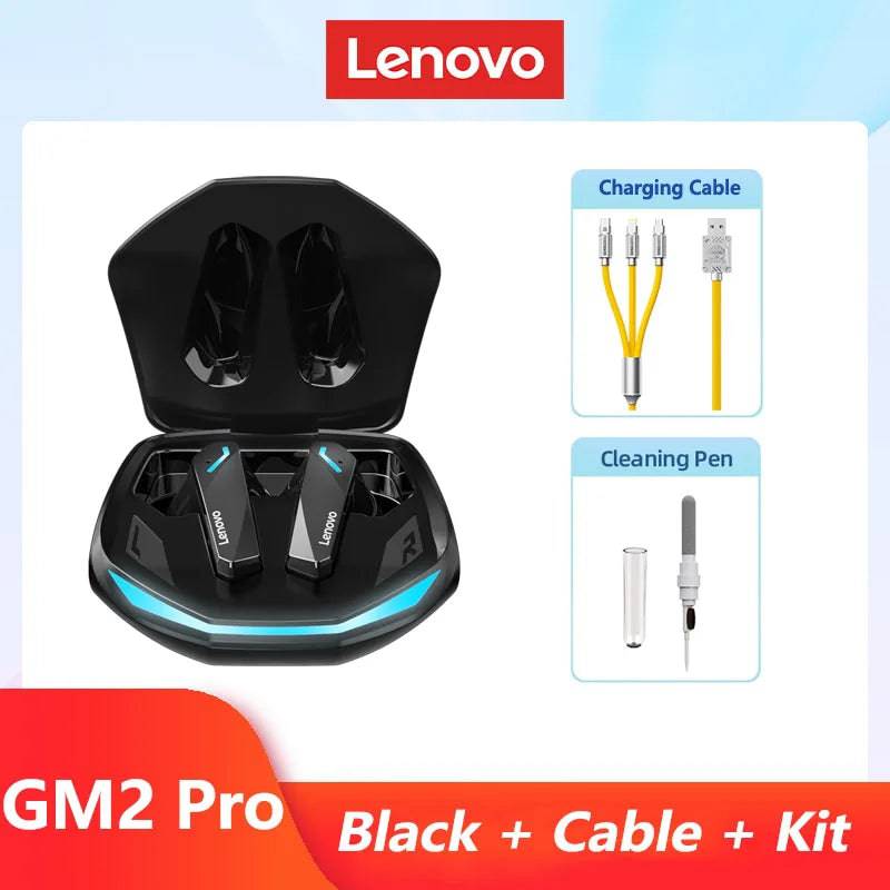 Original Lenovo GM2 Pro 5.3 Kopfhörer Bluetooth Drahtlose Ohrhörer Kopfhörer mit geringer Latenz HD-Anruf Dual-Mode-Gaming-Headset mit Mikrofon