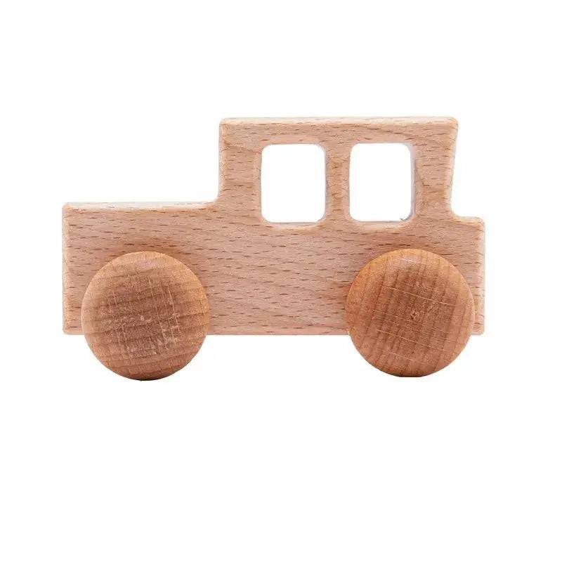 Montessori Educatief Houten Modelpuzzelspeelgoed voor kinderen: Afternoon Tea Set & Houten Trein & Muziektent