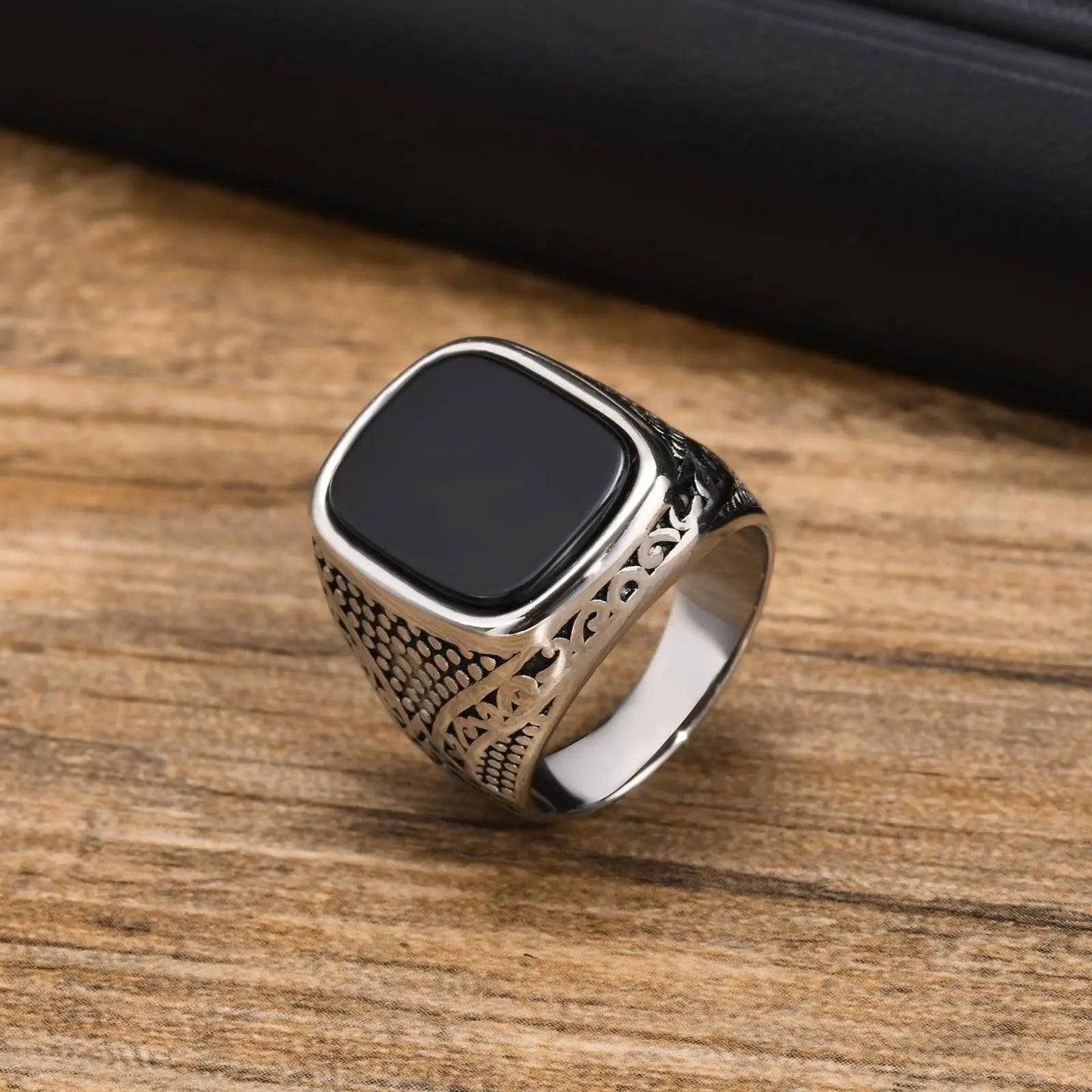 Punk Onyx Ring