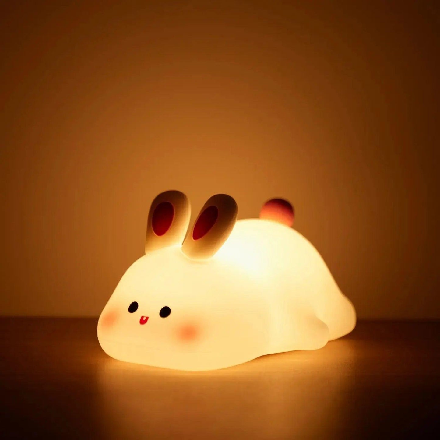 LED-nachtverlichting schattig schaap panda konijn siliconen lamp USB oplaadbare timing nachtkastje decor kinder baby nachtlampje verjaardagscadeau