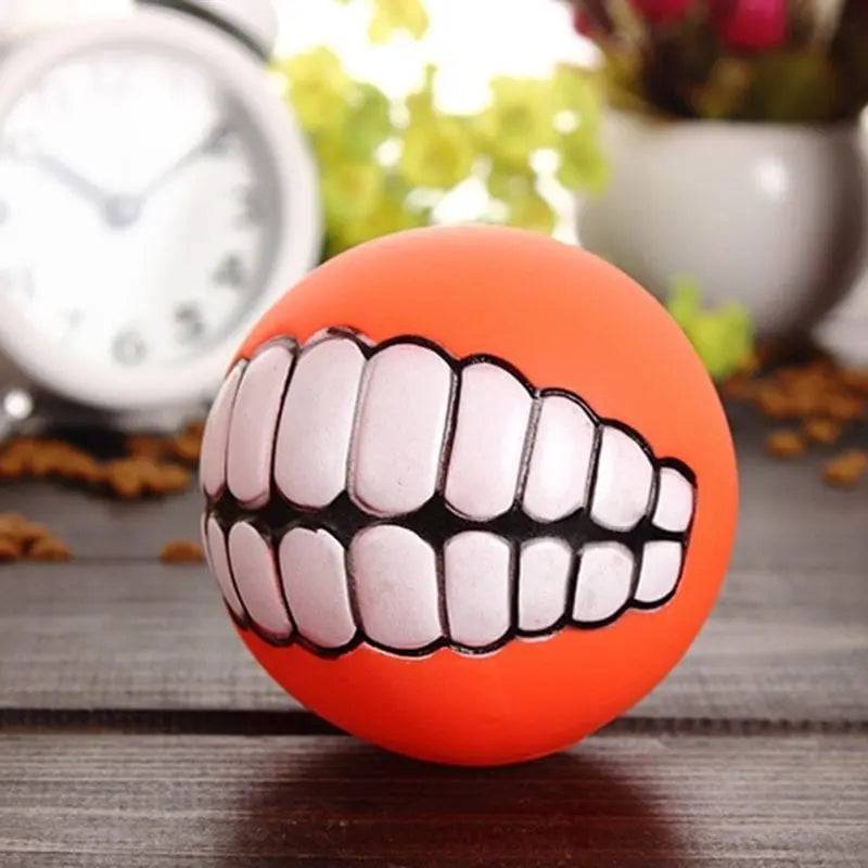 Pet Teeth Silicon Chew Ball Toy for Large Breeds