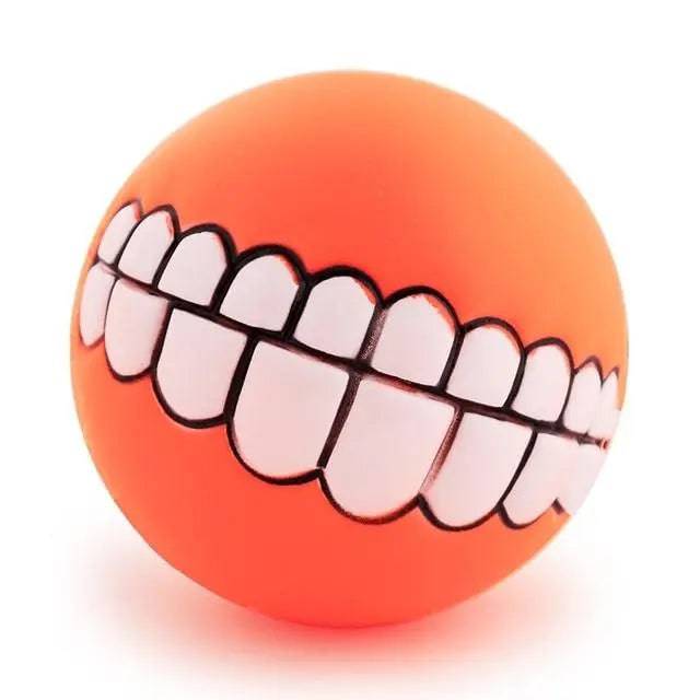 Pet Teeth Silicon Chew Ball Toy for Large Breeds