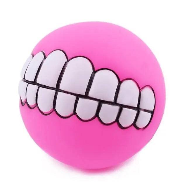 Pet Teeth Silicon Chew Ball Toy for Large Breeds