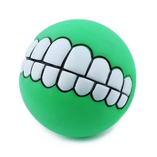 Pet Teeth Silicon Chew Ball Toy for Large Breeds