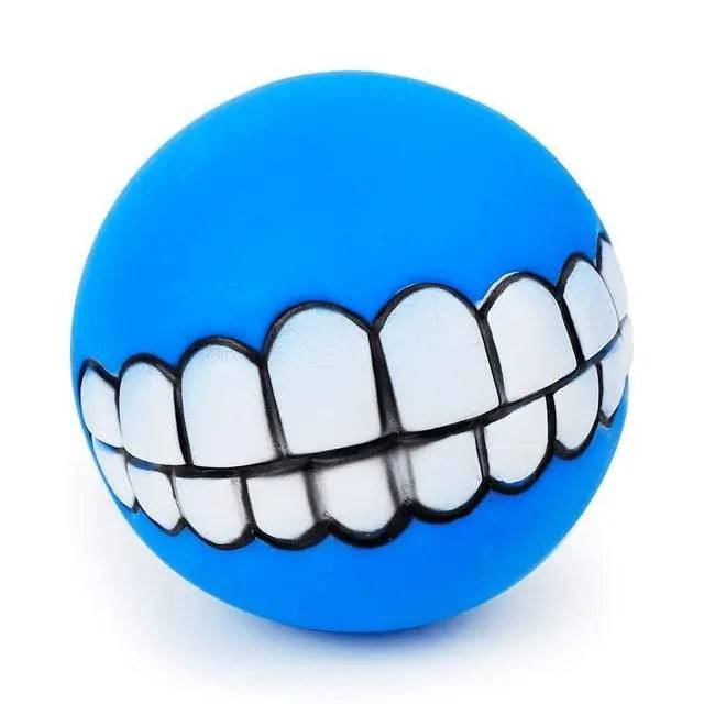 Pet Teeth Silicon Chew Ball Toy for Large Breeds