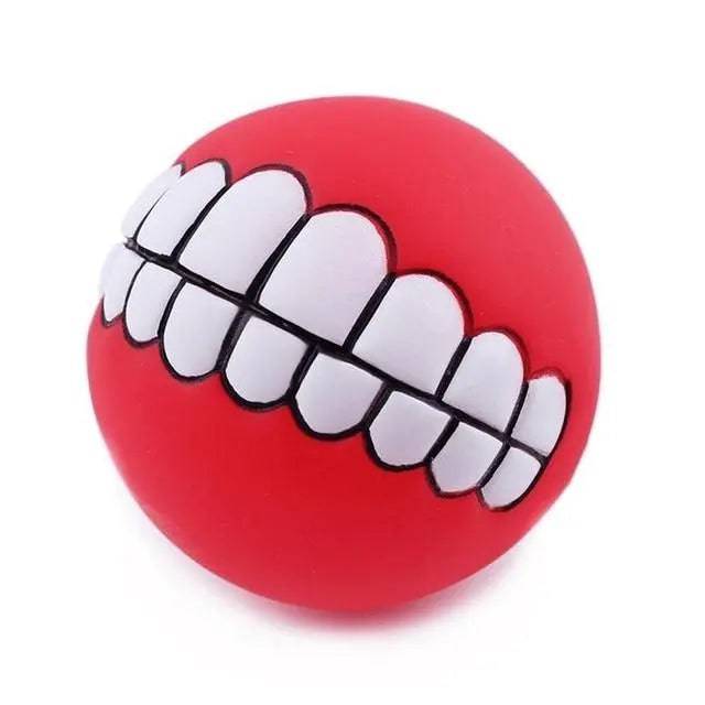 Pet Teeth Silicon Chew Ball Toy for Large Breeds