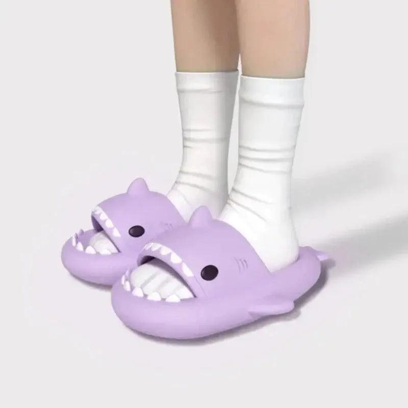 Nieuwe Shark-slippers Damespantoffels