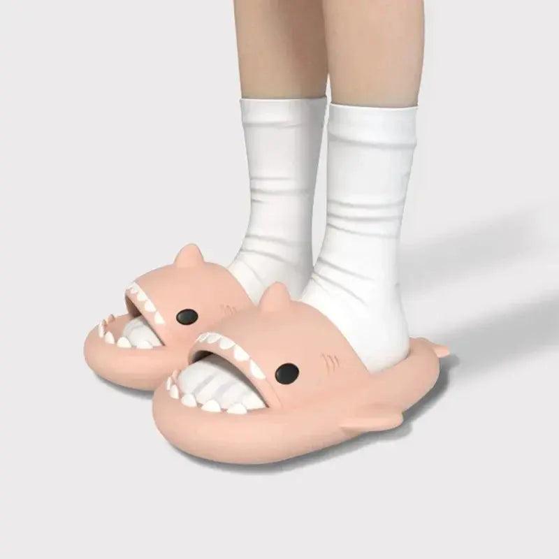 Nieuwe Shark-slippers Damespantoffels