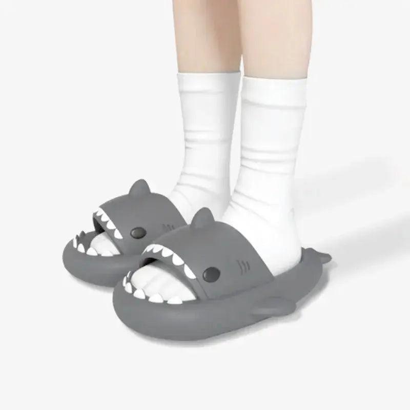 Nieuwe Shark-slippers Damespantoffels