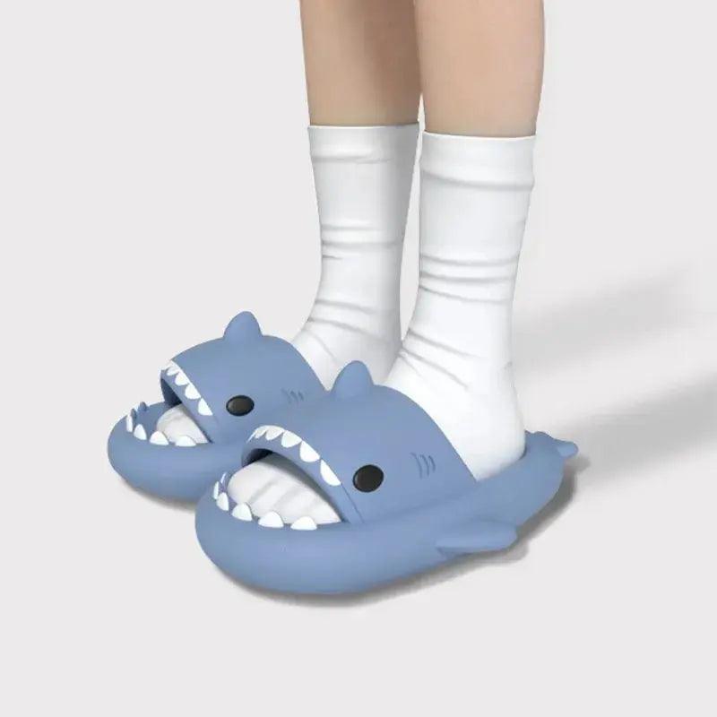 Nieuwe Shark-slippers Damespantoffels