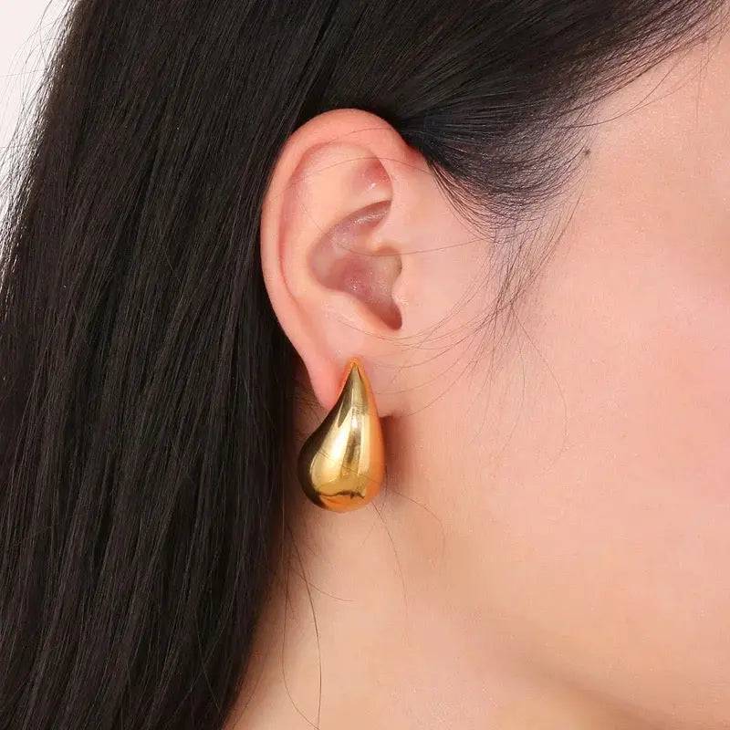 Chunky Teardrop Earrings