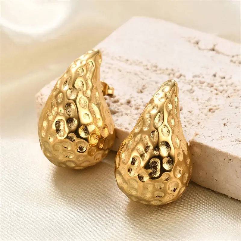 Chunky Teardrop Earrings