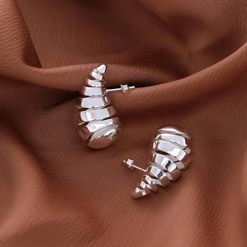 Chunky Teardrop Earrings