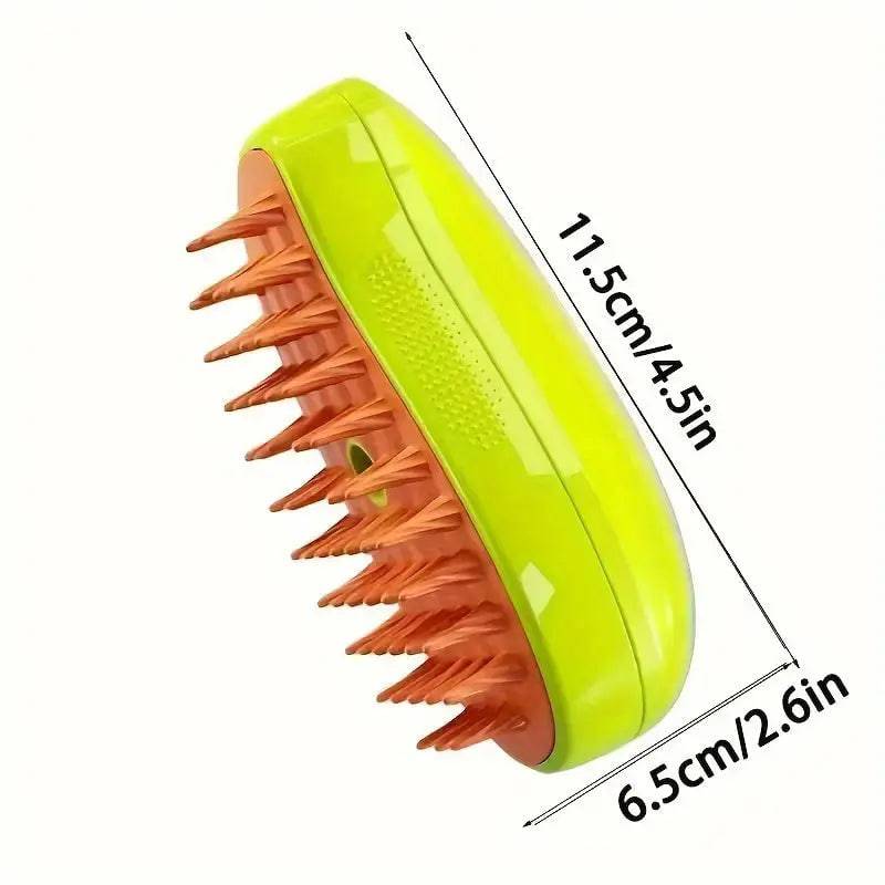 Pet Soft Steamy Brush for Removing Tangled And Loose Hair