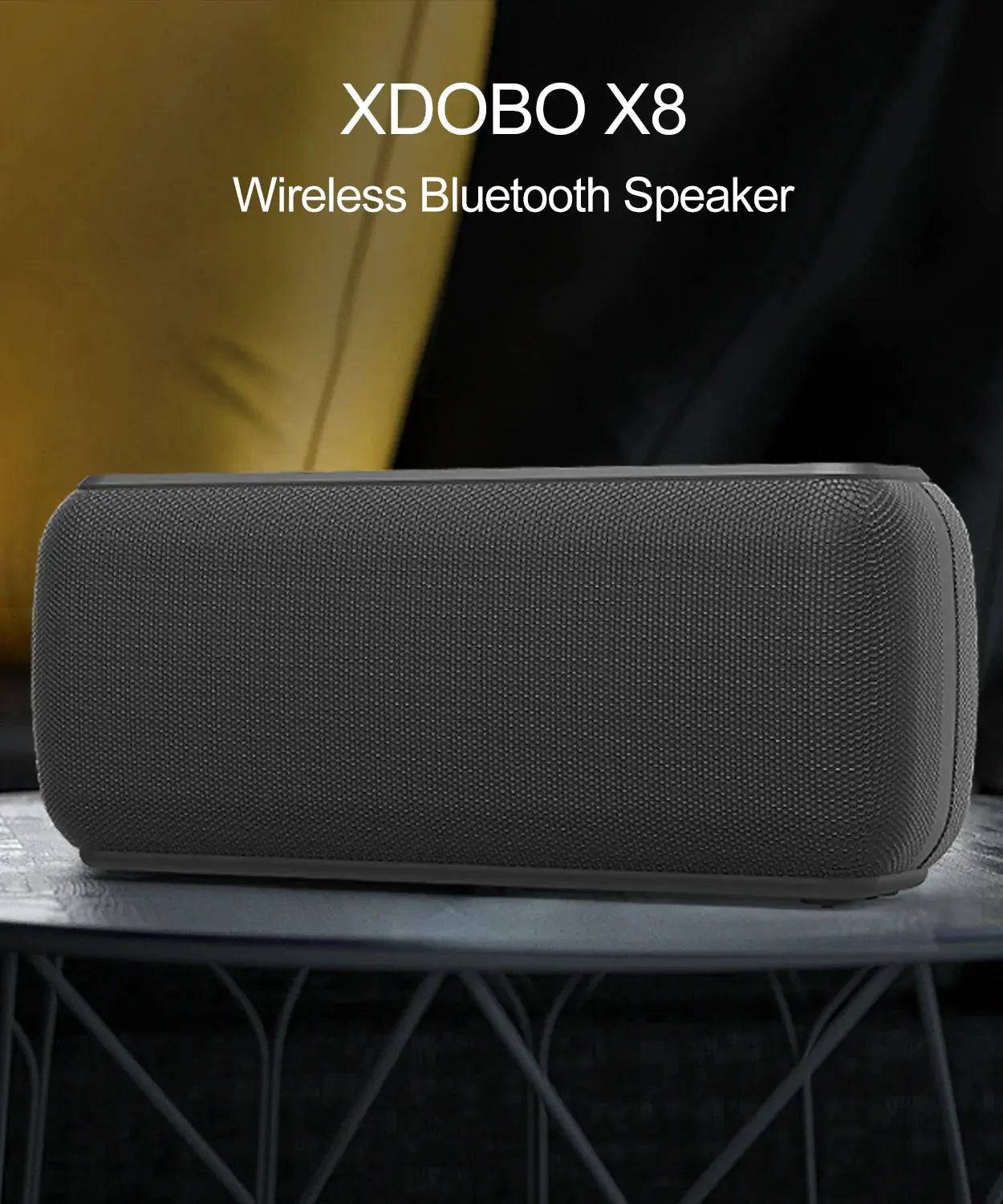 XDOBO X8 60W draagbare luidspreker met bas-subwoofer