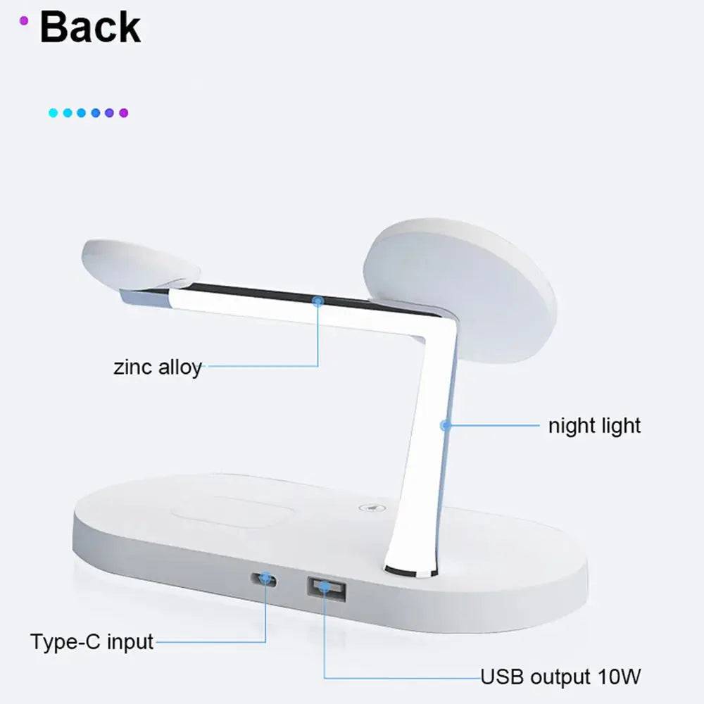 3 in 1 kabelloser Ladegerätständer magnetisch für iPhone 12 13 14 15 Schnell