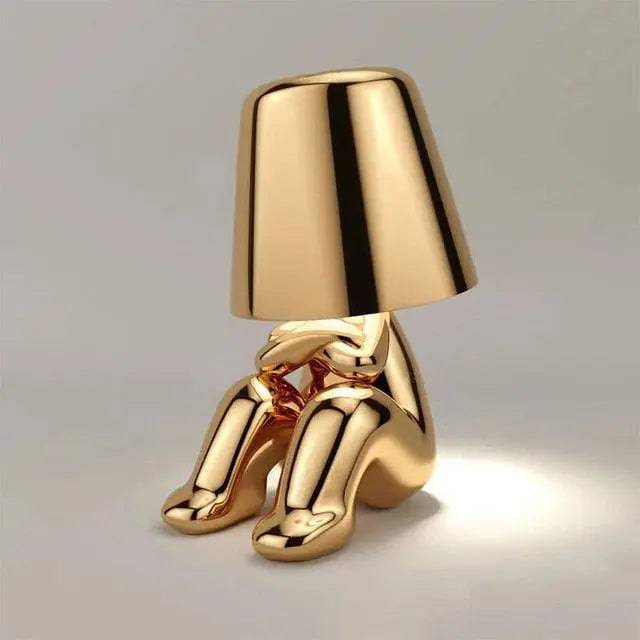 Italien Little Golden Man LED-Tischlampe