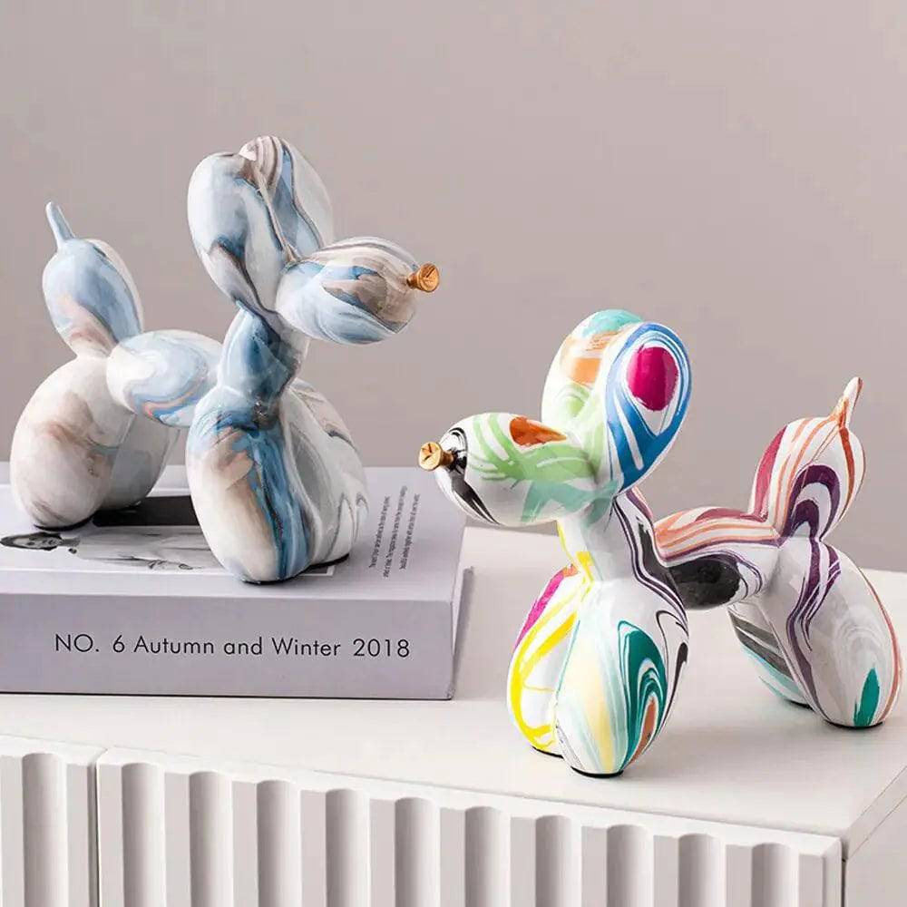 Nordic Resin Balloon Dog Statue