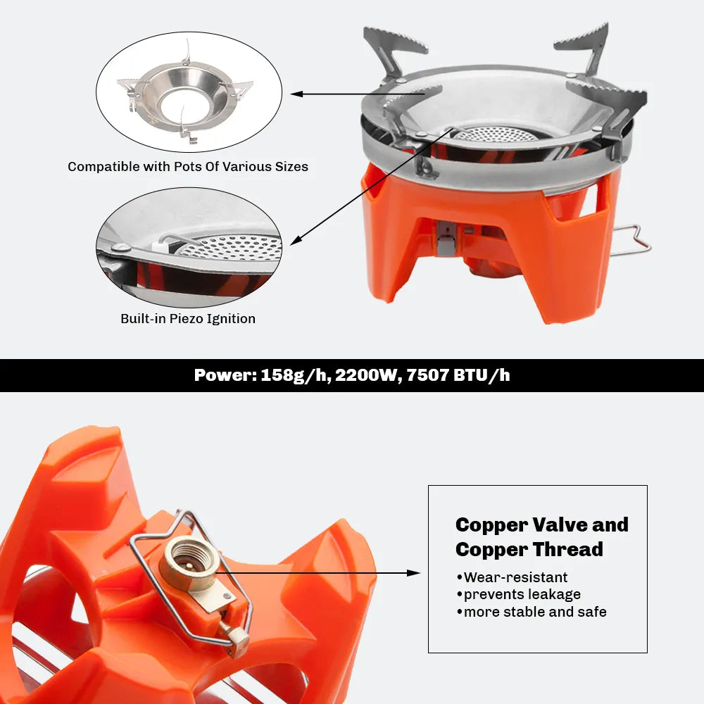 Fire Maple X2 Outdoor Gasfornuis Brander Toeristische Draagbare Kooksysteem Met Warmtewisselaar Pot FMS-X2 Camping Wandelen Gasfornuis