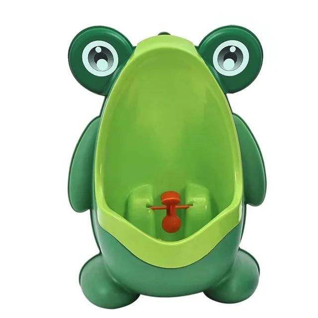 Cute Frog Potty Training Urinal Boy with Fun Aiming Target Toilet Urinal Trainer