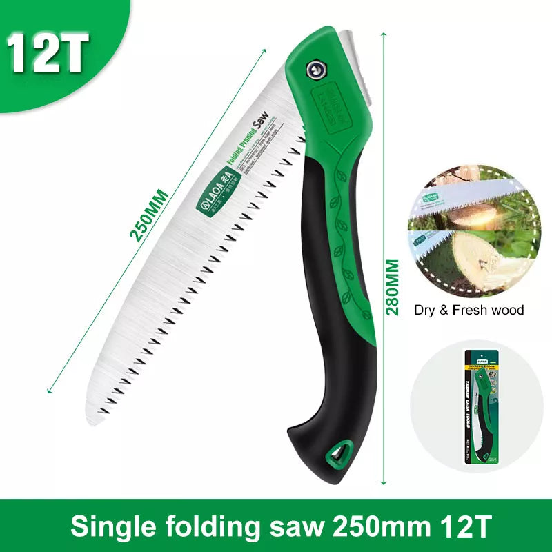 LAOA Pruner Secateurs Pruning SK5 Gardening Serra Outdoor Camping Saws Folding Sharp Tooth DIY Woodworking Garden Saw