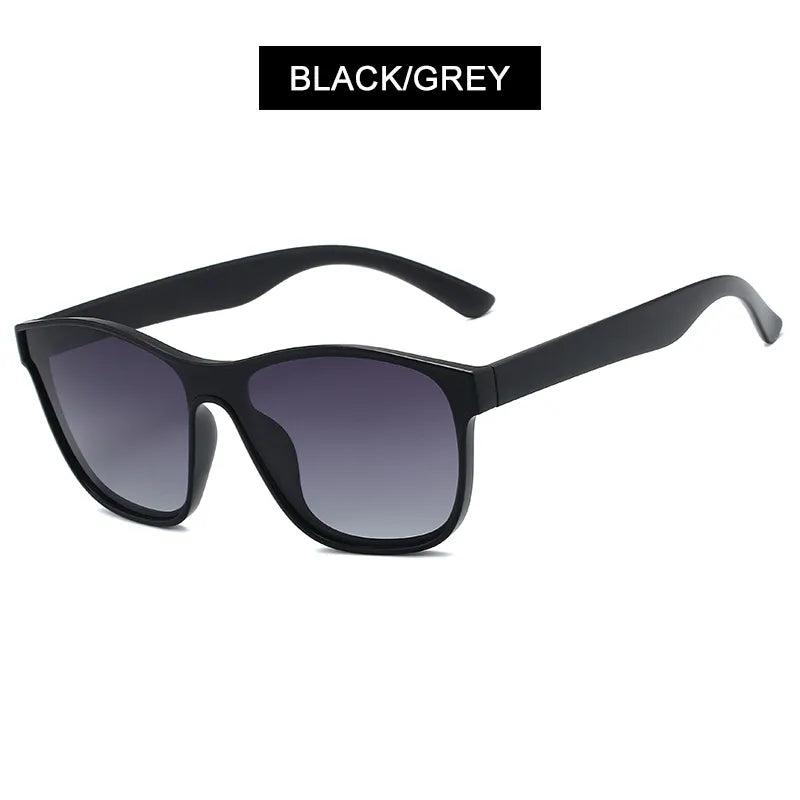 New Square Polarized Sunglasses Men Women Fashion Square Male Sun Glasses Stylish One-piece Lens Driving Vacation Shades UV400