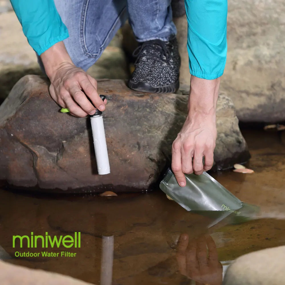 Miniwell Survival Outdoor Kamperen en wandelen Draagbare waterzuivering