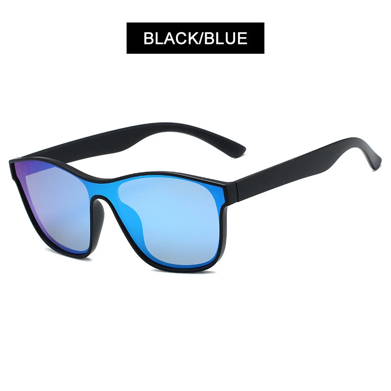 Neue Quadratische Polarisierte Sonnenbrille Männer Frauen Mode Quadratische Männliche Sonnenbrille Stilvolle einteilige Objektiv Fahren Urlaub Shades UV400