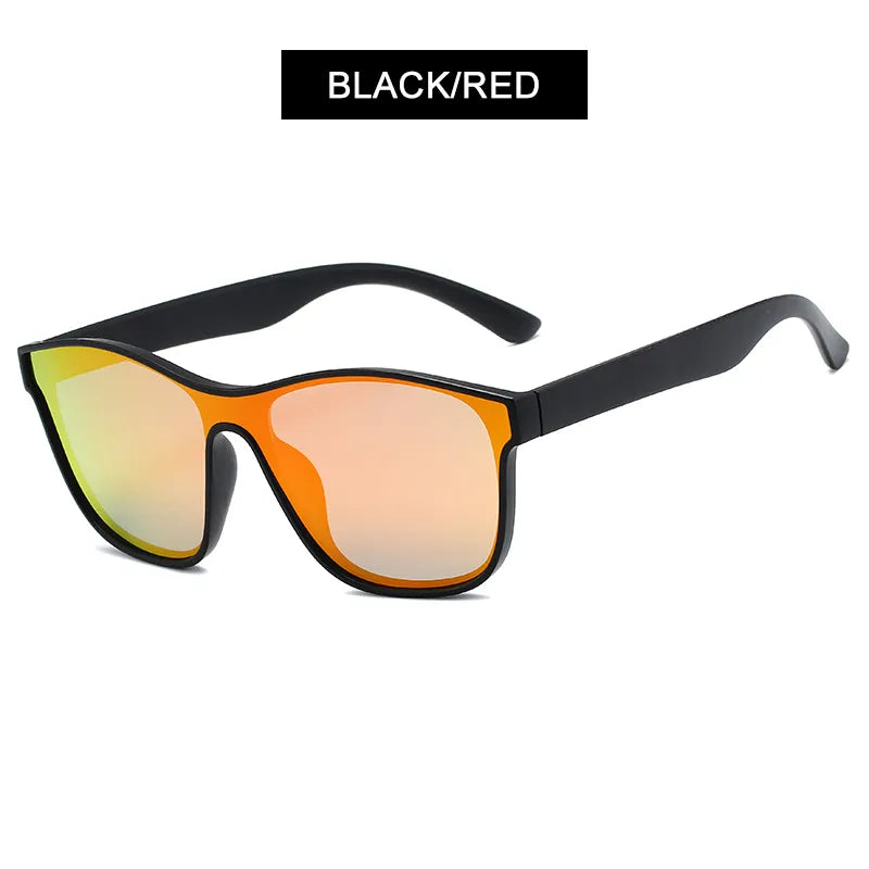 New Square Polarized Sunglasses Men Women Fashion Square Male Sun Glasses Stylish One-piece Lens Driving Vacation Shades UV400