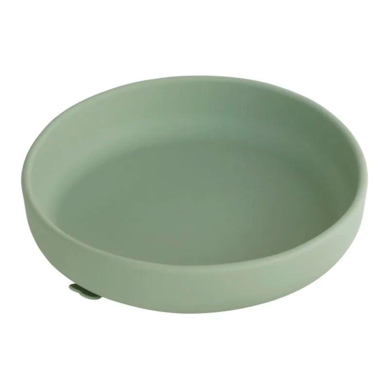 Safe Silicone Children's Tableware: Round Plates & Bowls