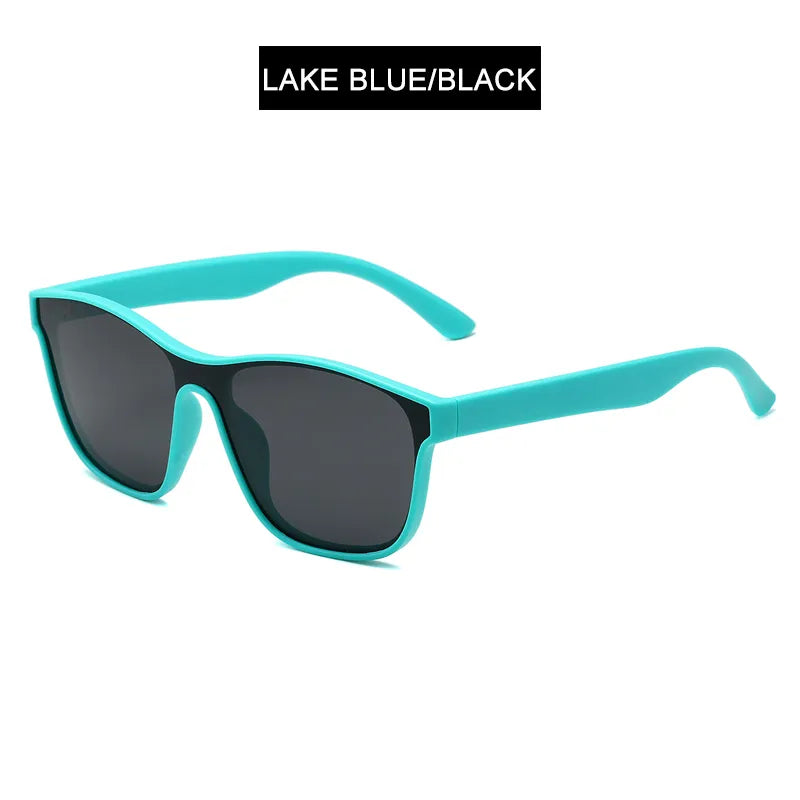 Neue Quadratische Polarisierte Sonnenbrille Männer Frauen Mode Quadratische Männliche Sonnenbrille Stilvolle einteilige Objektiv Fahren Urlaub Shades UV400